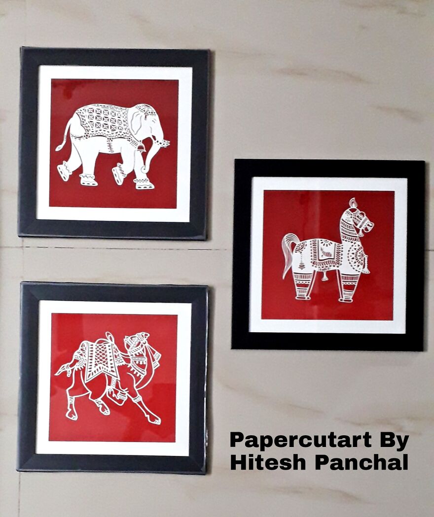 Papercut Art By Hitesh Panchal