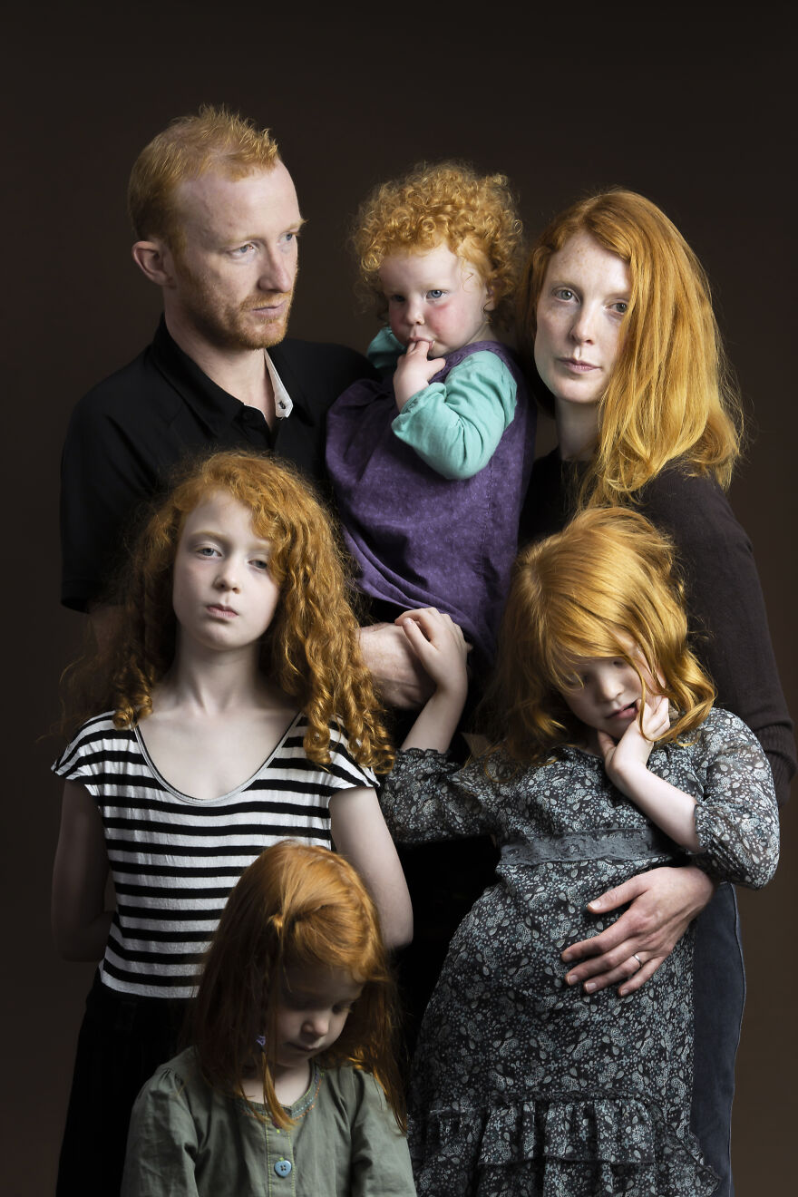 Clockwise: Steven Mckay, Esther, Rebecca (Mother), Chloe, Lois And Abigail, Scotland