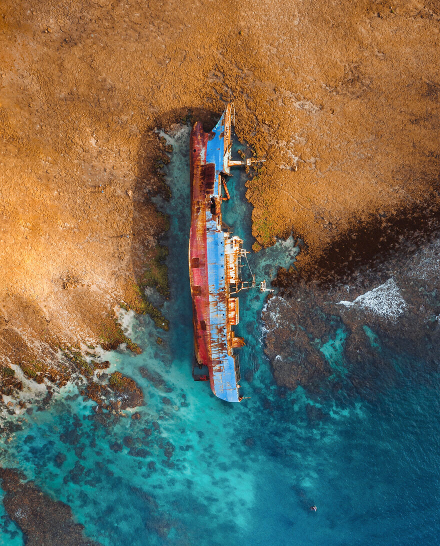 The Wreck Of An Illegal Fishing Vessel