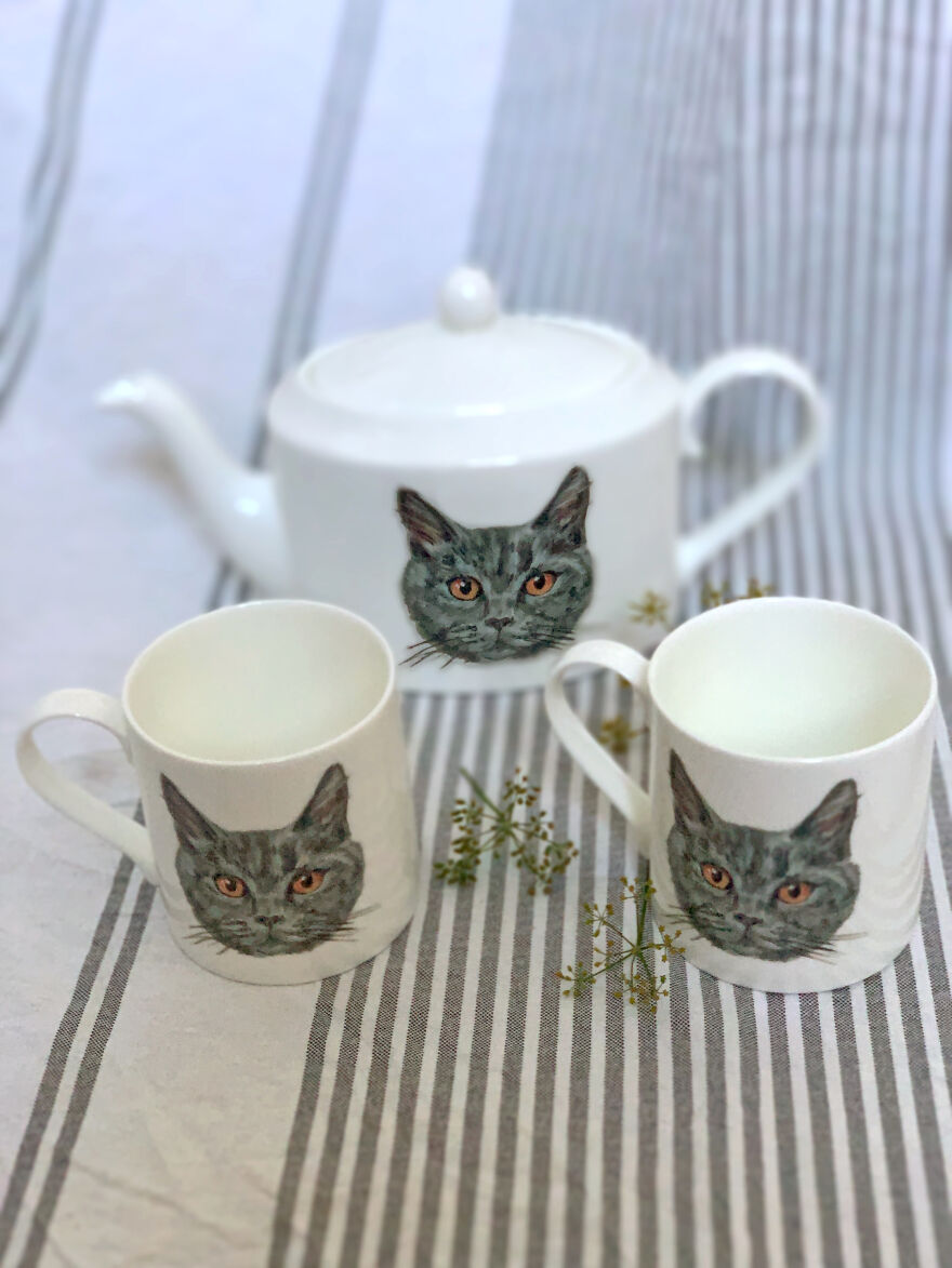 This Artist Paints Beautiful Pet Portraits To Create The Perfect Gifts For Cat Lovers This Artist Paints Beautiful Pet Portraits To Create The Perfect Gifts For Cat Lovers
