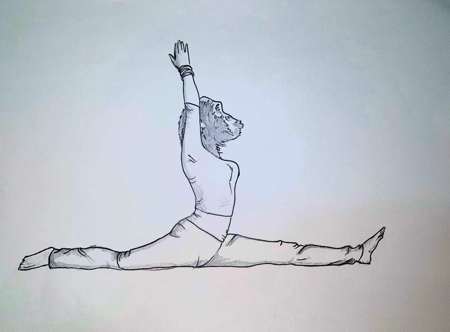 I Put Animal Heads On Fitting Yoga Poses