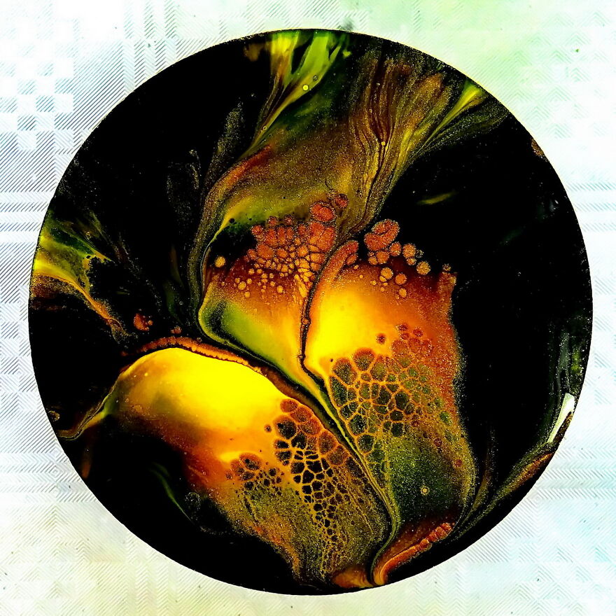 Flower Dip ~ Easy Acrylic Pour For Beginners ~ Only 3 Colours ~ Step By Step Tutorial Flower Dip ~ Easy Acrylic Pour For Beginners ~ Only 3 Colours ~ Step By Step Tutorial