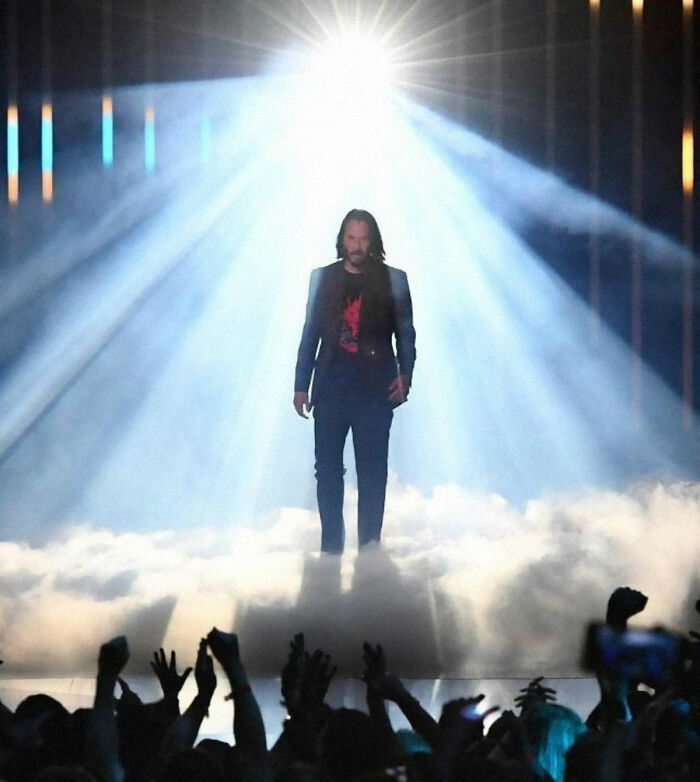 Keanu Reeves Ascends To Save Mankind