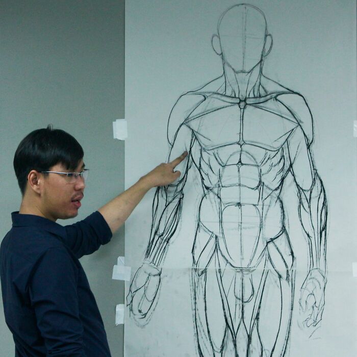Pics From This Anatomical Drawing Class In Thailand Are Going Viral