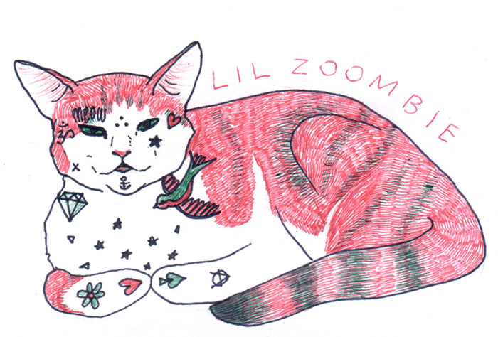 For Inktober, I Imagined My Cat As Being 37 Different Names That I Call Her