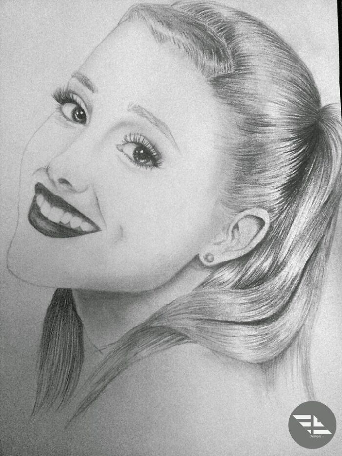 This Portrait Of Ariana I Made.