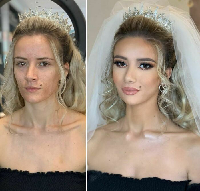 30 Women Before And After Their Bridal Makeup By Arber Bytyqi (New Pics)