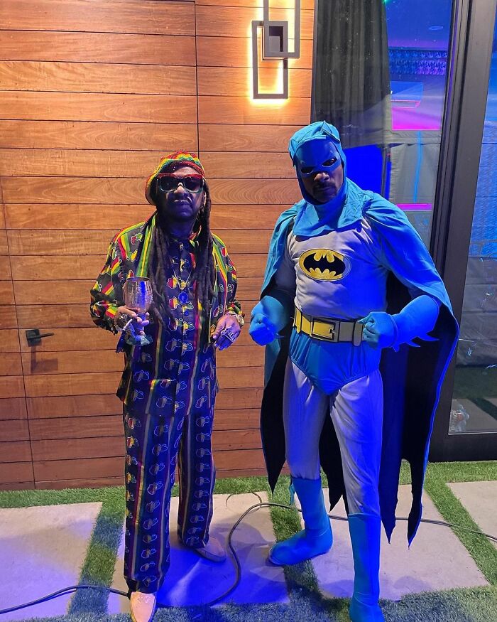 Snoop Dogg And Don Magic Juan As Beanie Man And Batman