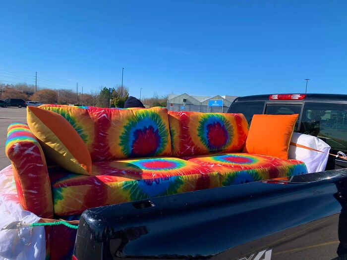 I Finally Was Able To Pick It Up From Tangibles Resale And Consignment In North Webster, In Today! Can’t Wait To Take It Home To California! (Yes The Cushions Were Put In The Cab Of The Truck)