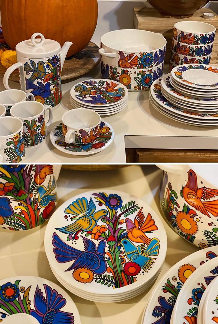 My Friend Added Me To This Group Just So I Could Share This Amazing Find From The Renew/Reuse Emporium In St. Thomas, Us Virgin Islands. Vintage Villeroy & Boch, Style Called “Acapulco”. I Am Wild About These Birds!