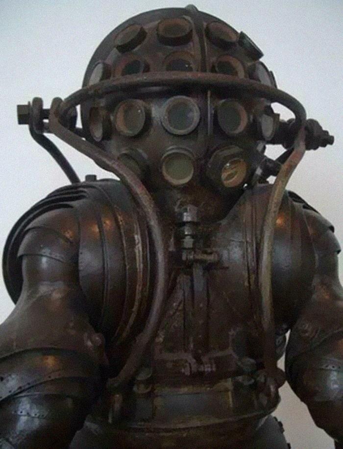 Dive Suit From 1878, Housed At The Maritime Museum In Paris