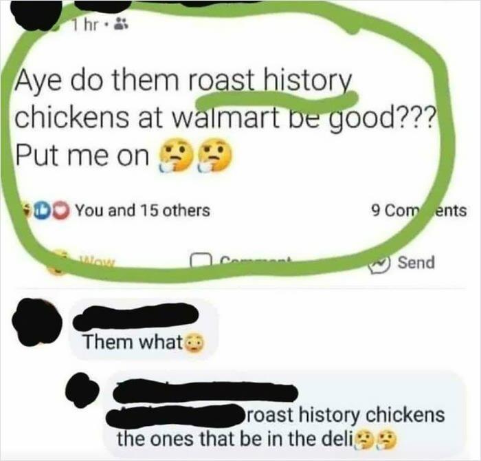Roast History Chicken!