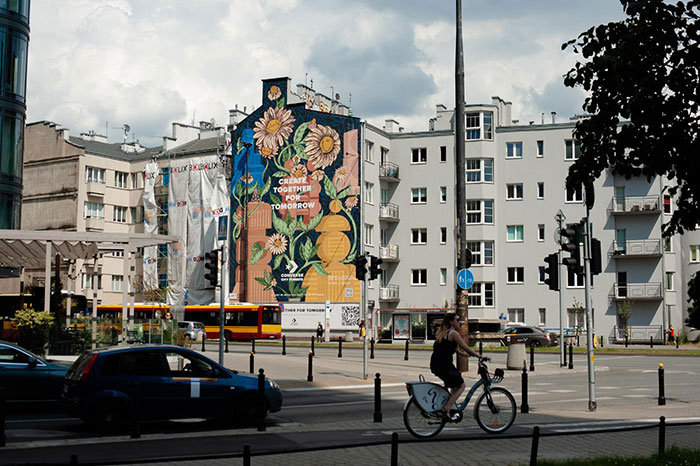 This Mural In Warsaw Is Eating Up Smog, Doing The Work Of 720 Trees