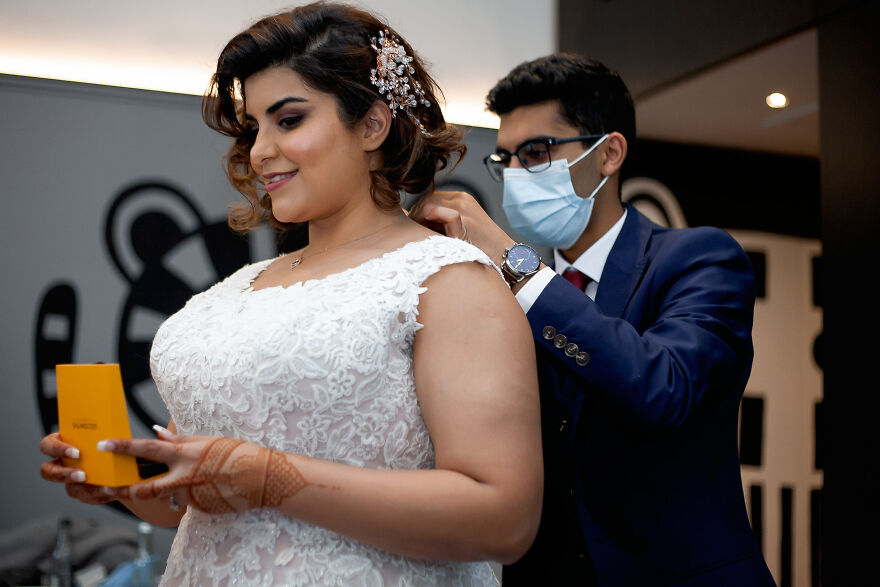 Wedding In London During Coronavirus Pandemic
