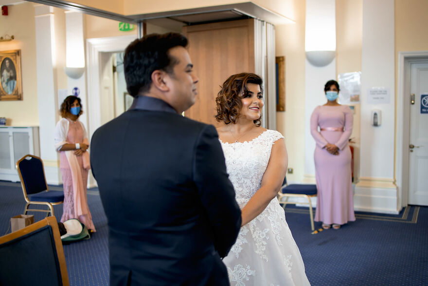 Wedding In London During Coronavirus Pandemic