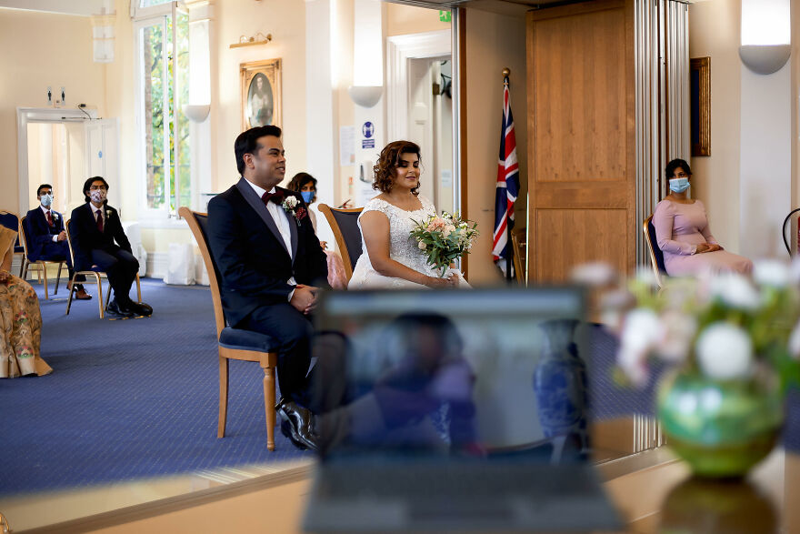Wedding In London During Coronavirus Pandemic