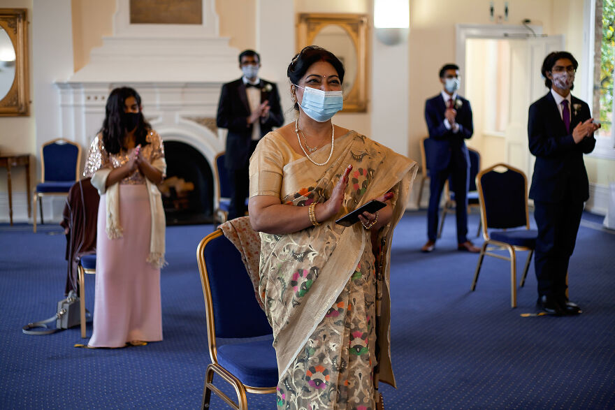 Wedding In London During Coronavirus Pandemic