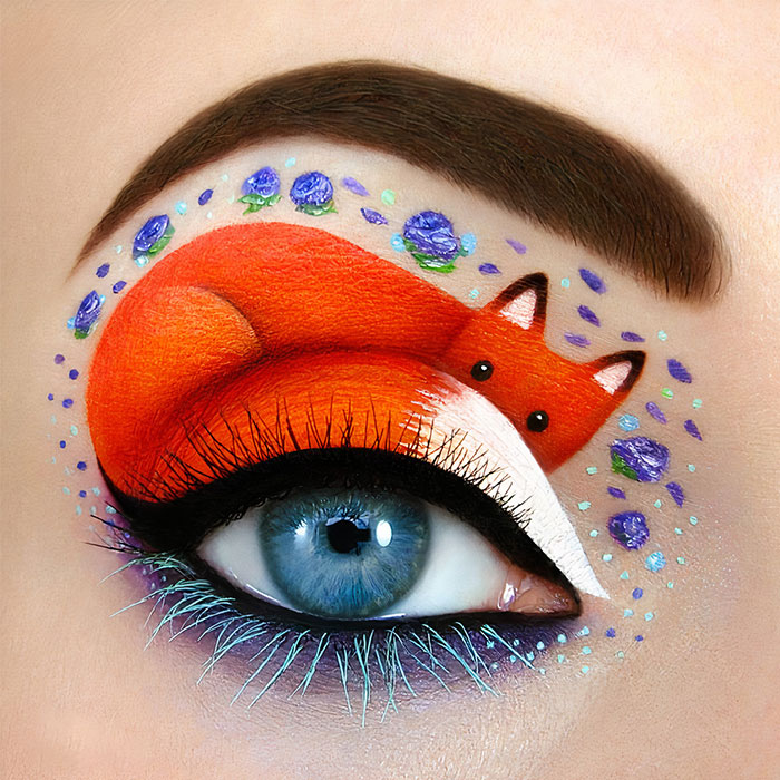 Artist Creates Magical Scenes Using Her Eyelids As A Canvas (40 Pics)