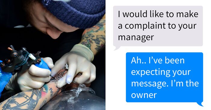 Male Karen' Complains About Tattoo Parlor Not Giving Him A Tattoo, The  Owner Shuts Him Down By Telling People What Actually Happened | Bored Panda