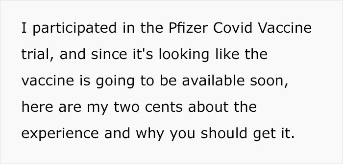 "My Experience With The Pfizer Covid Vaccine": Trial Participant's Honest Post Goes Viral