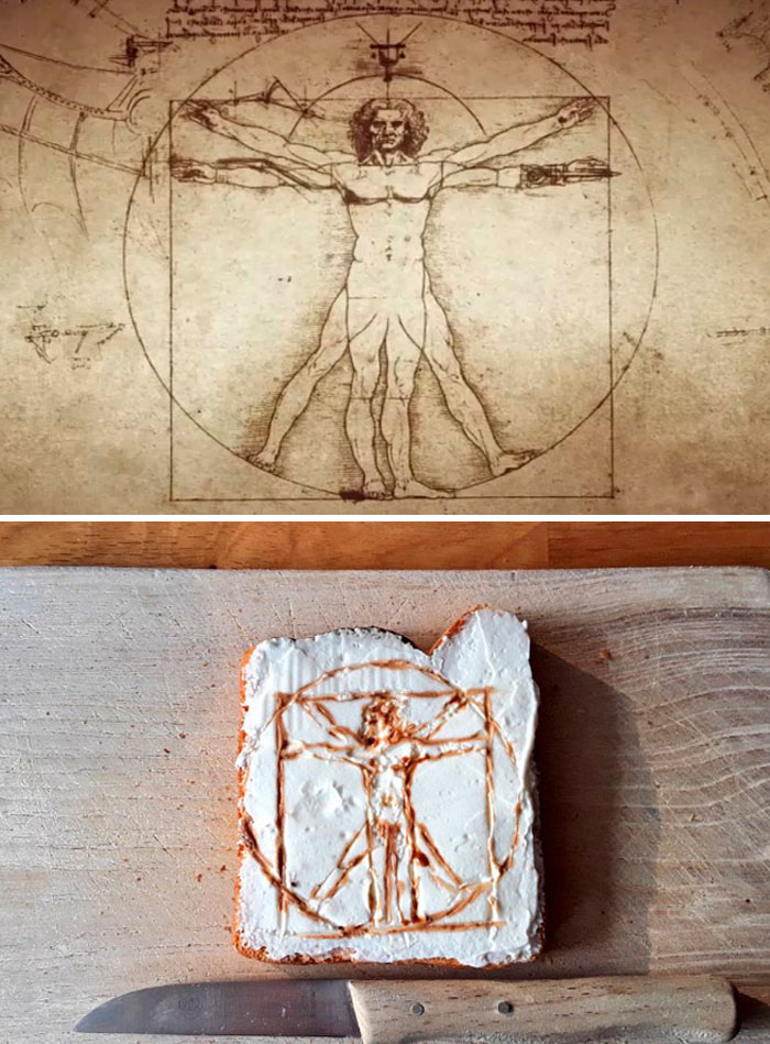 Leonardo Da Vinci - 'Vitruvian Man' (1490)