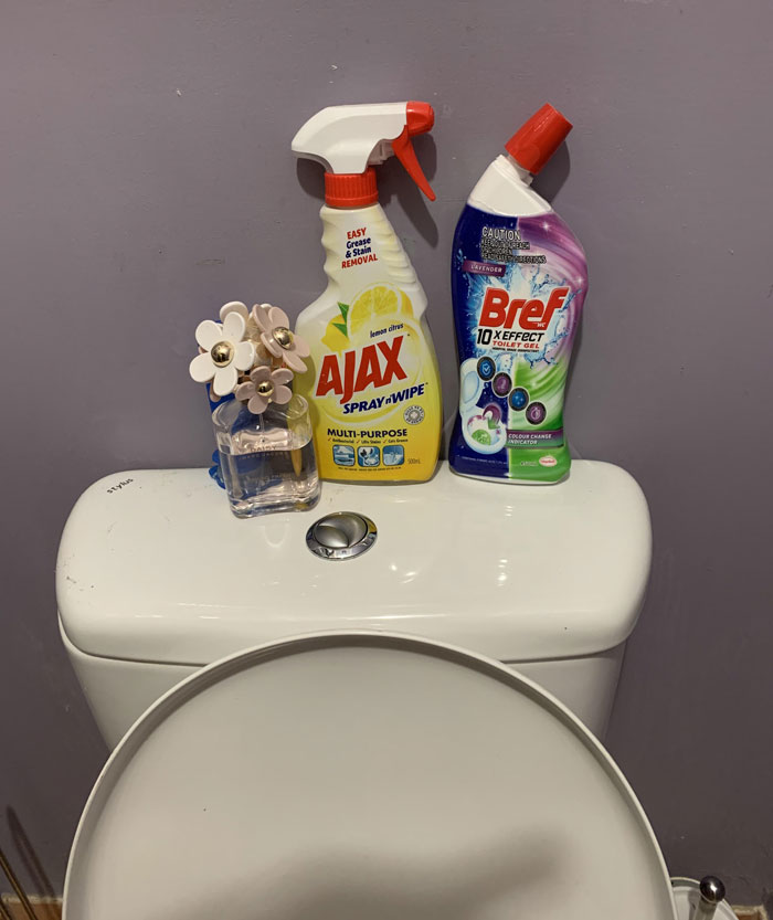 When The Perfume You Bought Your Wife For Christmas Ends Up In The Toilet As “Air Freshener”