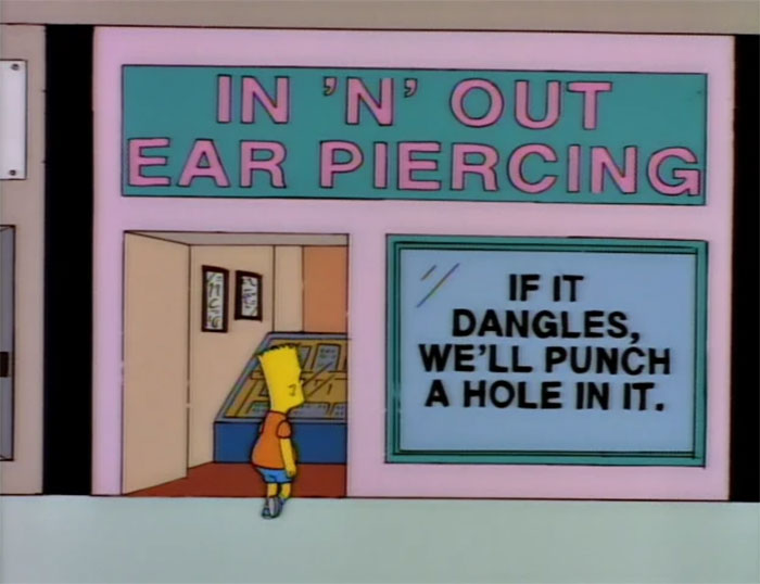 In 'N' Out Ear Piercing