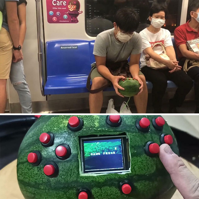 Made A Watermelonboy And Tested It Out In Public 
