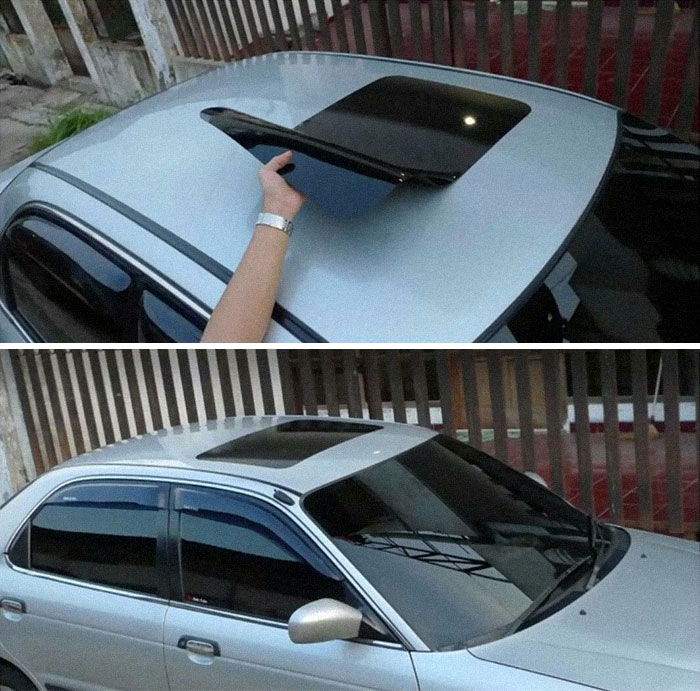 Fake Sunroof Decal For Your Car