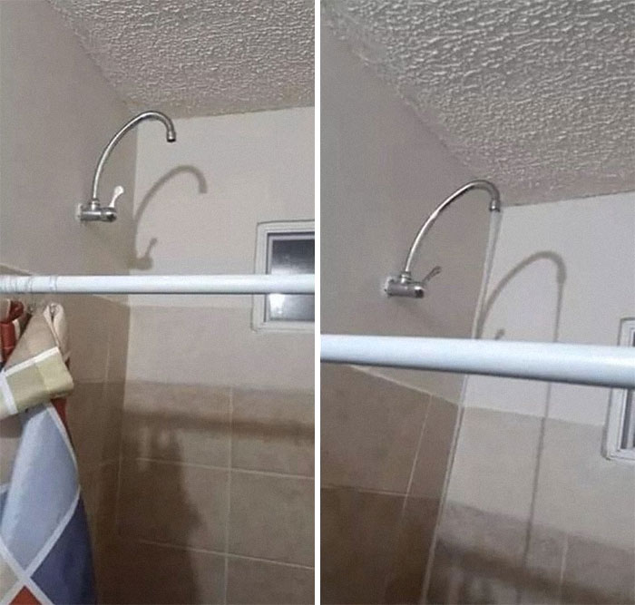 No Showerhead? Here Use A Tap Insted