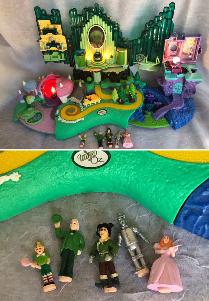 Who Remembers Polly Pocket? I Paid 3 Bucks For This Wizard Of Oz Polly Pocket Style Set At St. Vinnies In Flagstaff. Totally Came Home With Me!