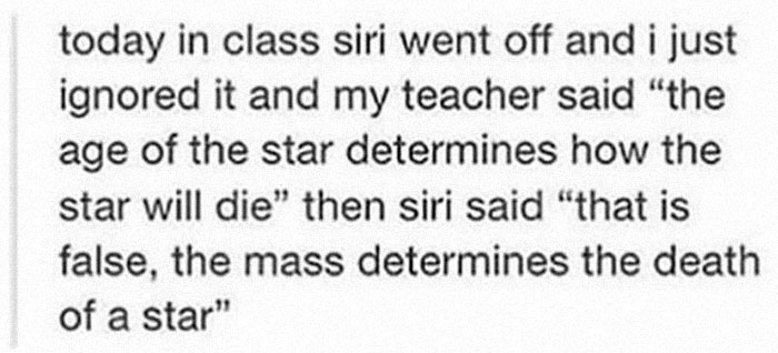 Siri Destroys Science Teacher