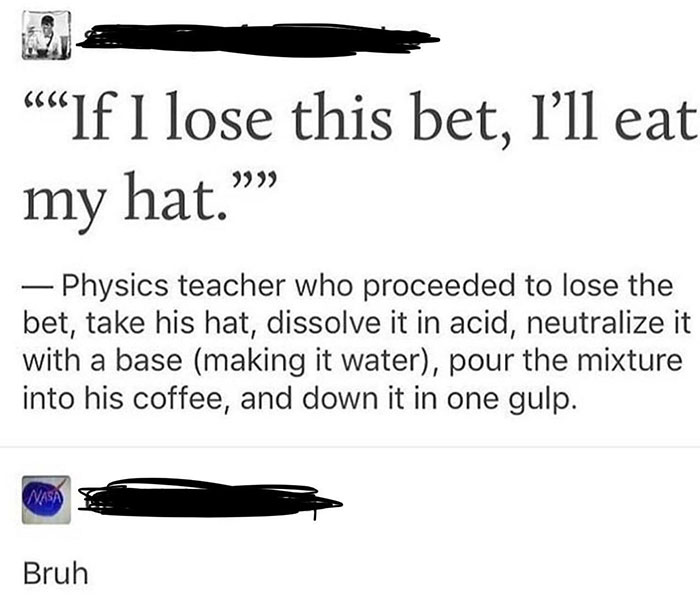 Teacher Drinks Hat