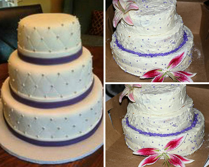 Yes, The Pics On The Right Are Of Our Wedding Cake