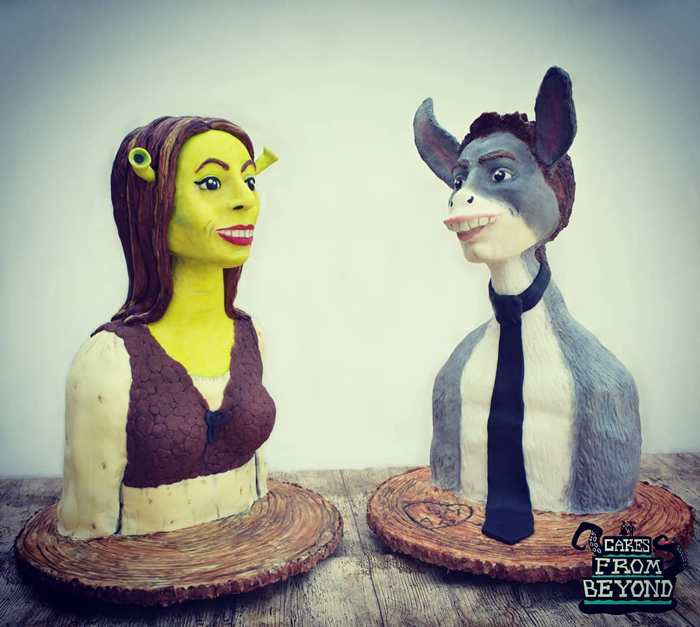 Shrek And Donkey Wedding Cake