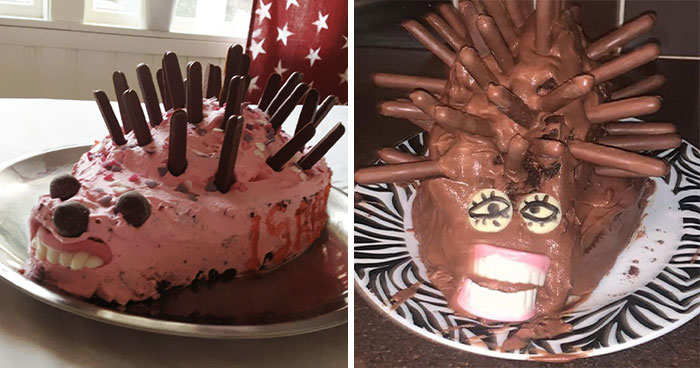 30 Times People Tried Their Hand At Making Hedgehog Cakes But Failed Miserably