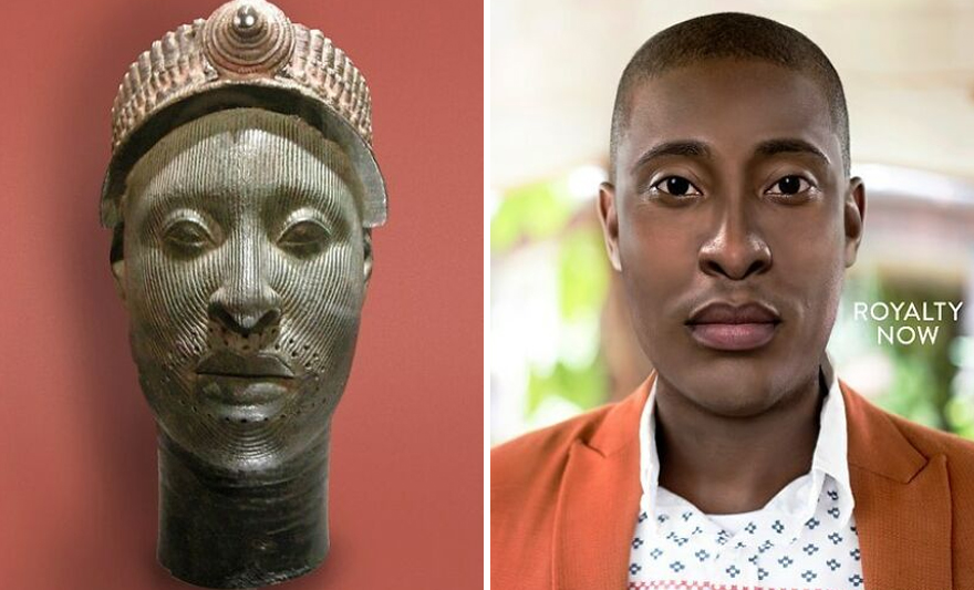 Yoruba Ruler - Bronze Ife Head