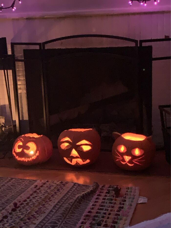 My Husband And I Carve Pumpkins Every Year. Mine Are The End Ones.