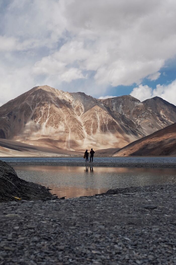 Unknown Couple By Lake Pangong, India