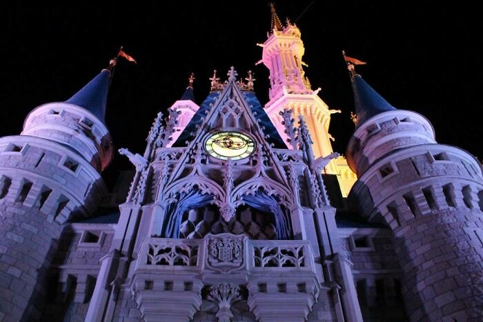 Walt Disney World Castle... I Got On The Floor For This Angle As I Wanted Something Different!