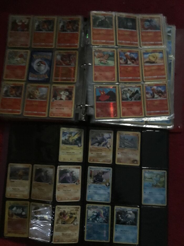 Mostly Pokemon Cards And Rocks And Gemstones (Rocks And Gemstones Not Shown)