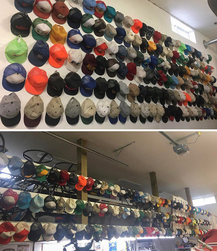 The Insane Amount Of Hats My Grandpa Has Collected