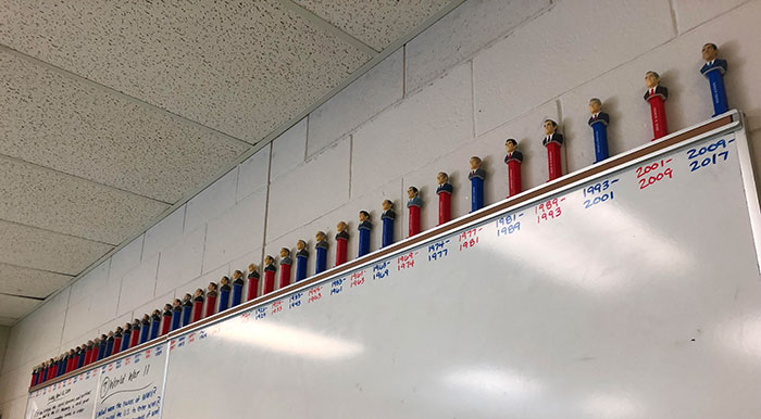 My History Teacher's Presidential PEZ Collection