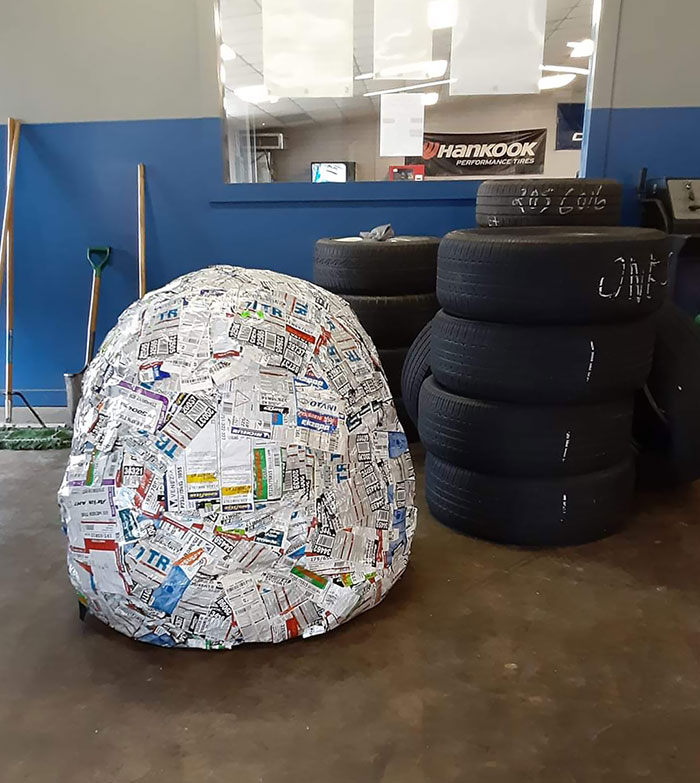 Our Tire Sticker Ball Turned 6 Today