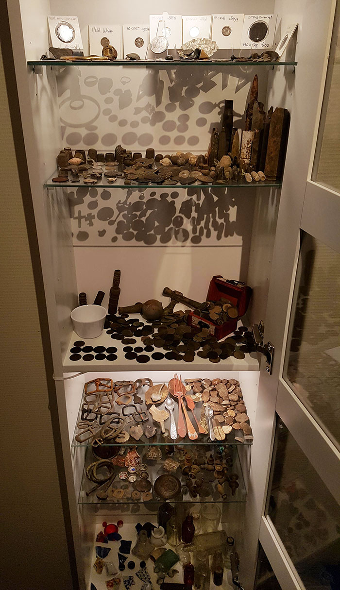 My Dad's Little Metal Detecting Museum