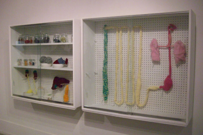 That Is The Life-Size Anatomically Right Skeleton With Detachable Organs Crocheted In 7 Months By Canadian Artist !