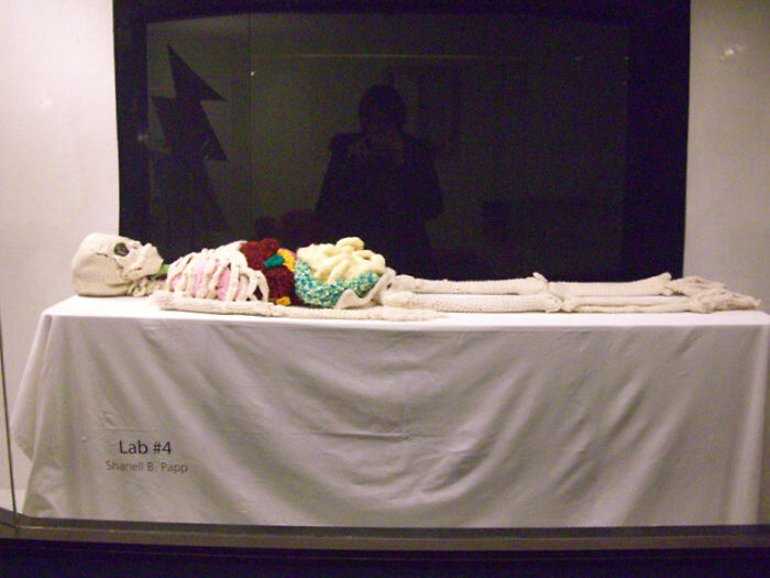 That Is The Life-Size Anatomically Right Skeleton With Detachable Organs Crocheted In 7 Months By Canadian Artist !