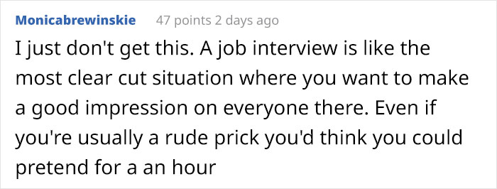 Man Fails His Job Interview Immediately After A Trick Test At Reception