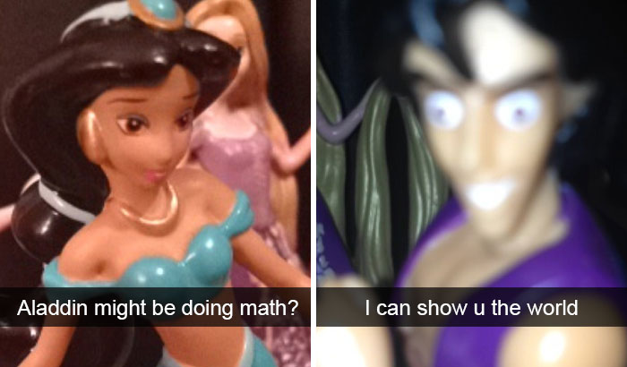 Woman Creates Hilarious Scenarios Using Disney Figurines And People Are Loving Her Imagination (30 Pics)