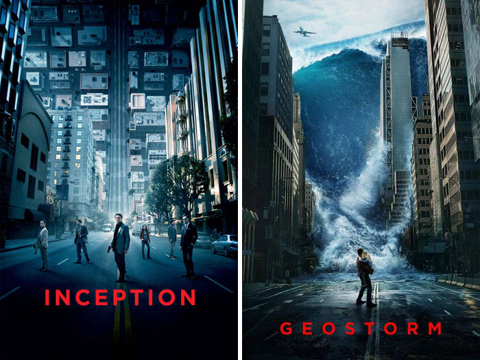 Inception (2010) vs. Geostorm (2017)